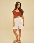 Claudia Cropped Crochê - SHINE