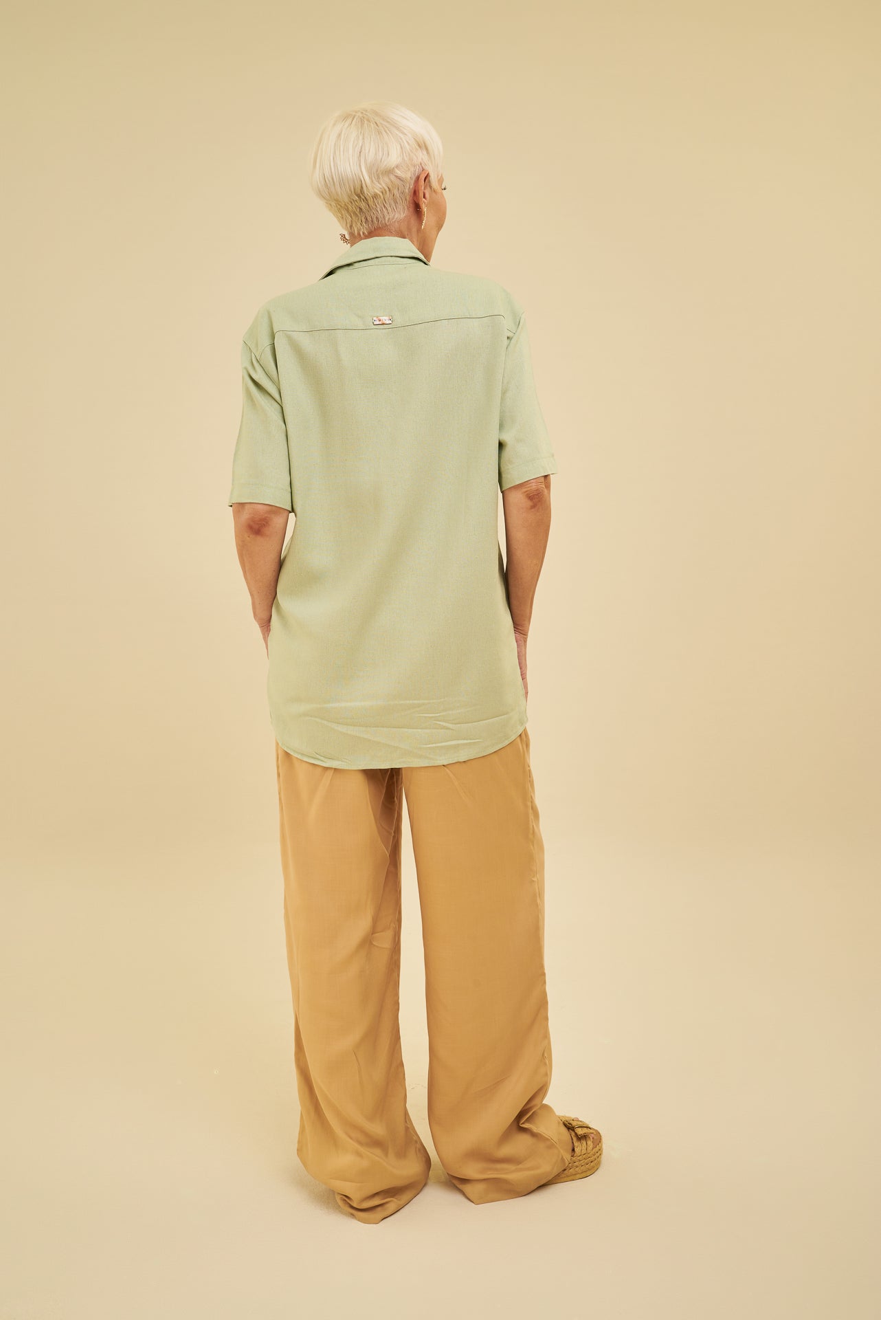 Maria Camisa Unissex Linho - SHINE
